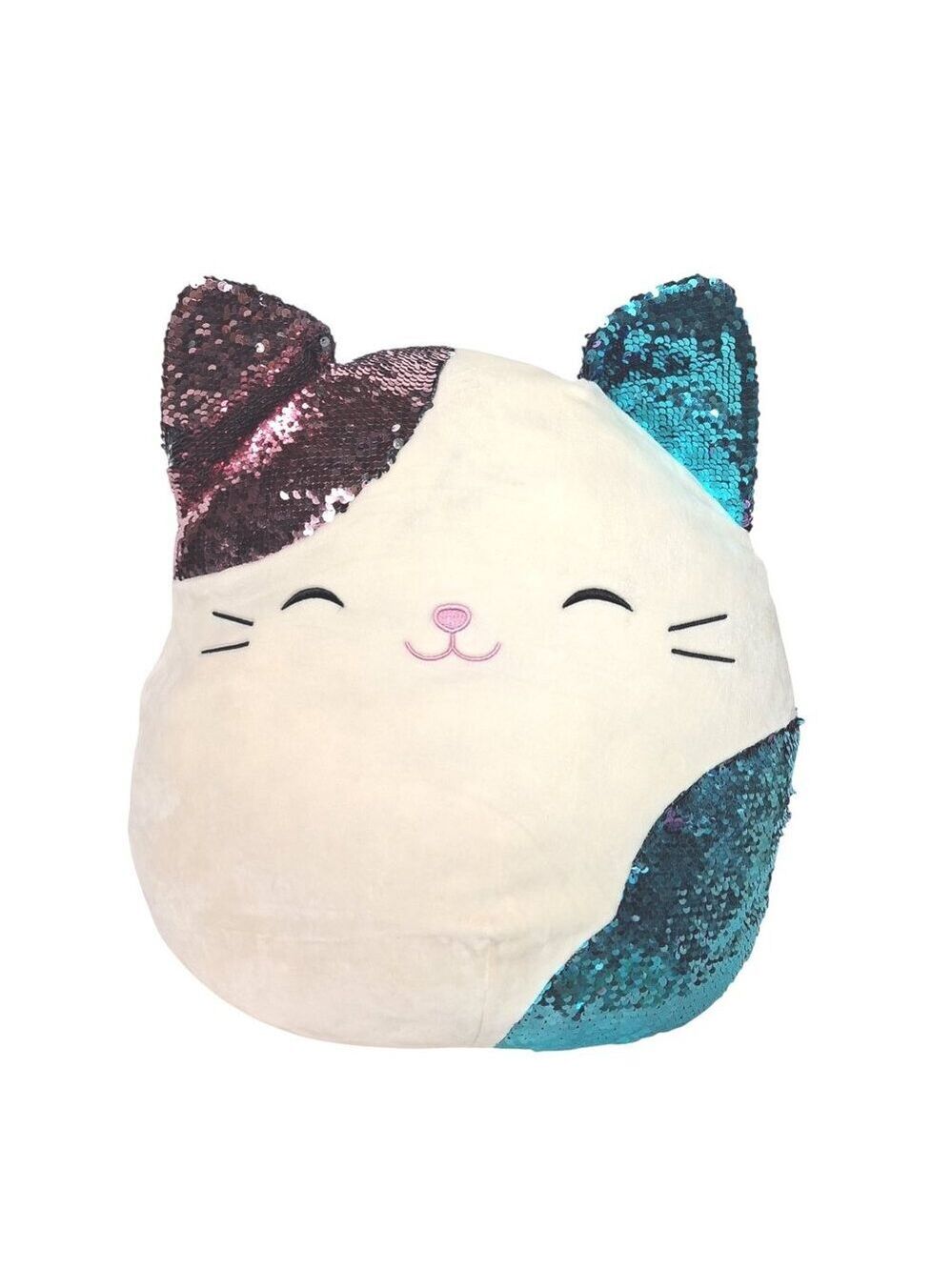 Squishmallows Shany Calico Cat Plush 16 Inch Sequin